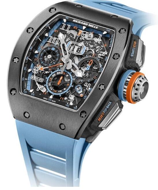 Review Cheapest RICHARD MILLE Replica Watch RM 11-05 Automatique Chronographe Flyback GMT Price - Click Image to Close